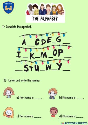 Spell my name  - Alphabet