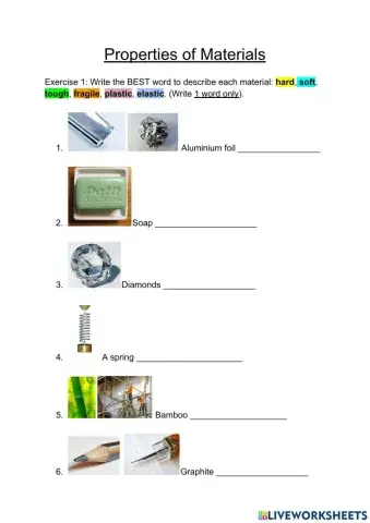 Properties of Materials