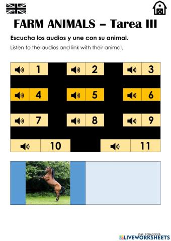 FARM ANIMALS - Tarea 3