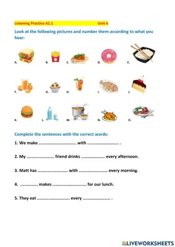 A1.1 Listening Unit 6