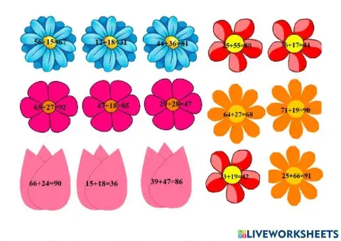 Addition, összeadás, 0-100