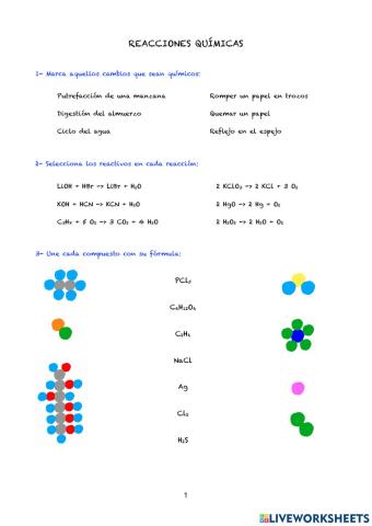 Reacciones químicas (versión 2)