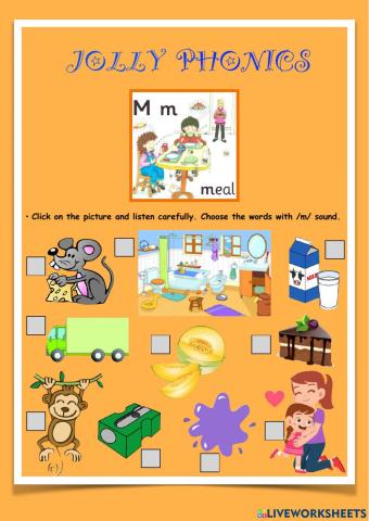 Jolly Phonics -m-