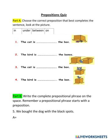 Prepositions