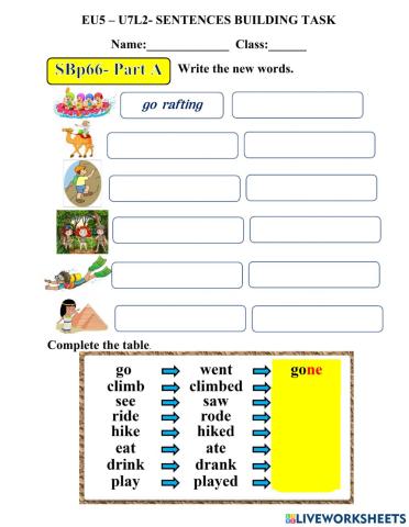 EU5-U7L2-Vocabulary and Structure