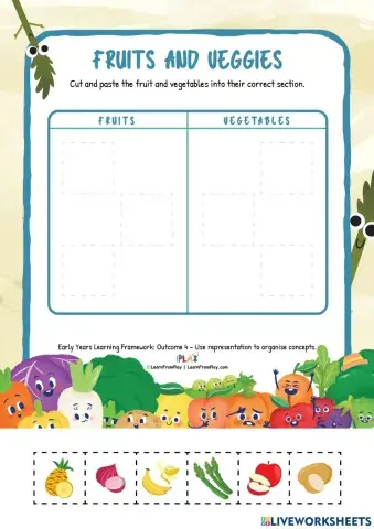 Gus The Asparagus - Fruits and Veggies