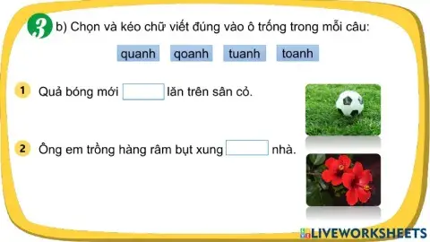 BÀI 28A: Bạn ở trường (Chính tả)