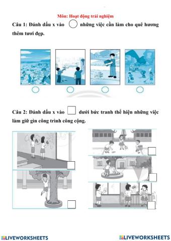 Hoạt động trải nghiệm