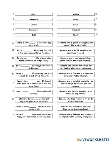 OC2 L08 - Characteristics Matching