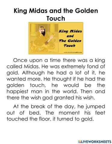 King Midas and the Golden Touch