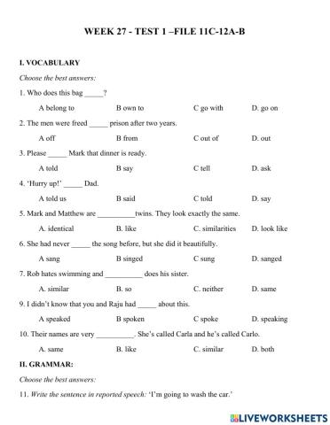 Week 27-test 1-file 11c-12a-b