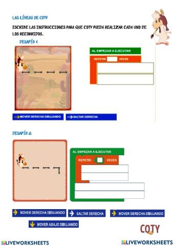 4º Algoritmo aplicado: Bloques