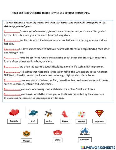 7b- Films, books and newspapers