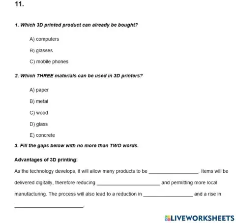 IELTS Listening Practice Exercise 11