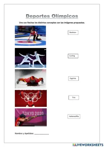 Ficha Deportes Olímpicos