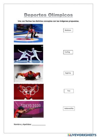 Ficha Deportes Olímpicos