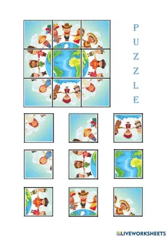 Puzzle diversidad cultural