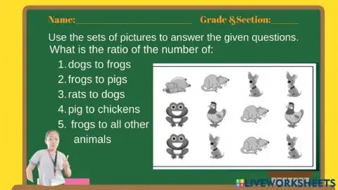 COT1 Visualizing the ratio of 2 given numbers
