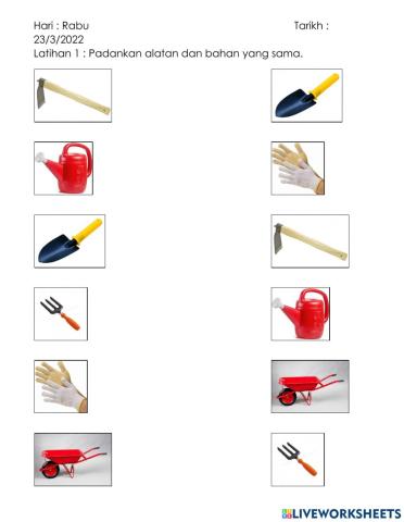 Mengenal alatan dan bahan