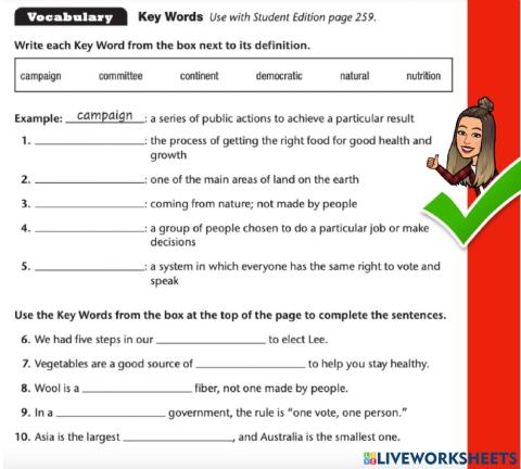Keywords unit5 Lesson2