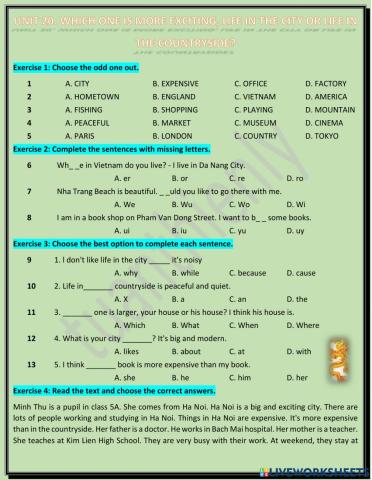 Unit 20 - HOMEWORK - G5