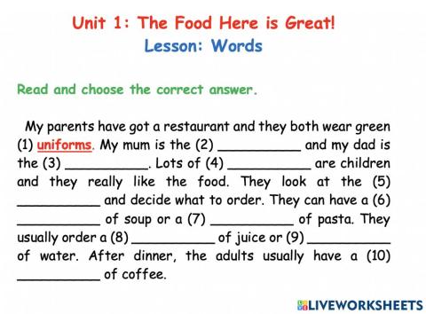 Ff4 - unt 1 - lesson 1