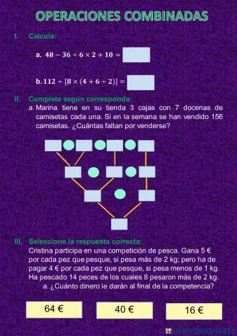 Operaciones combinadas