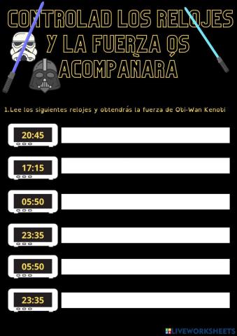 Horas, minutos y segundos
