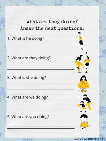 What are they doing?