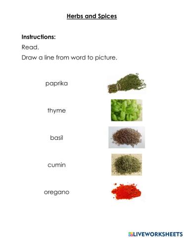 Herbs and Spices - 2