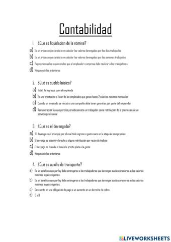 Preguntas Contabilidad