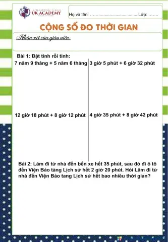 Toán 5  Cộng số đo thời gian