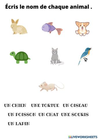 Les animaux