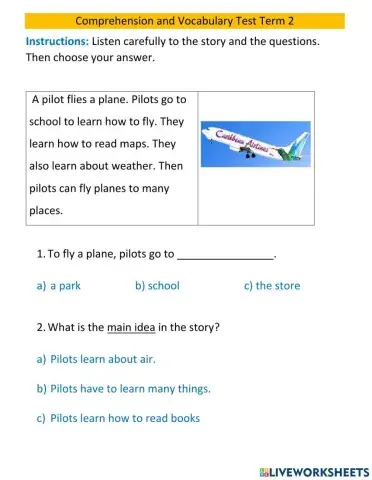 Main Idea and supporting details