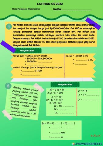Prediksi us mat 2022