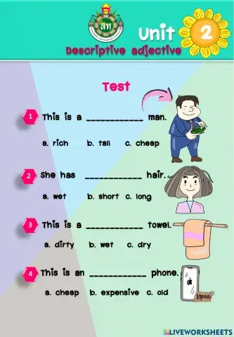 Descriptive adjective