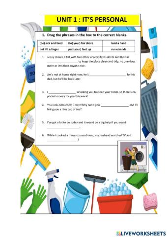 Form 5: unit 1 (it's personal)