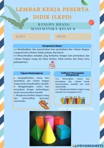 Bangun ruang sisi Datar