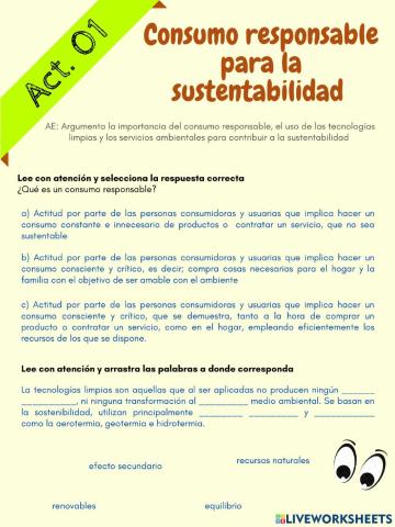 Act. 1 Consumo responsable