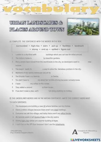 Places Around Town & Urban Landscapes