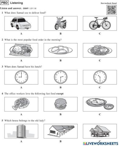 Money Matters Listening 1