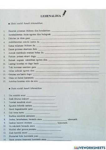 Izan 7 ukan lehenaldian 2