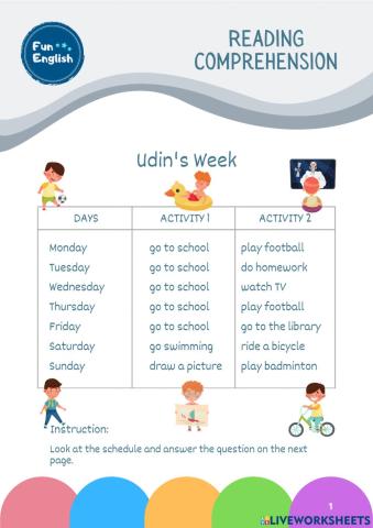 Udin's Week