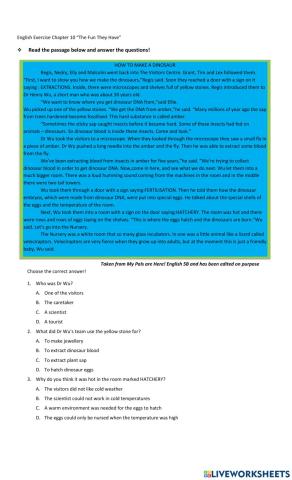 Reading Comprehension