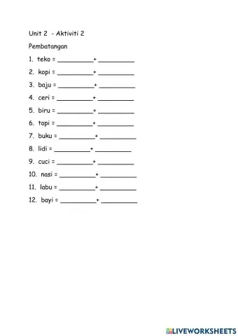 Unit 2 akt 2 pembatangan