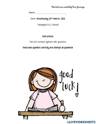 Mathematics Assessment