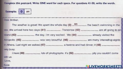 Complete the paragraph