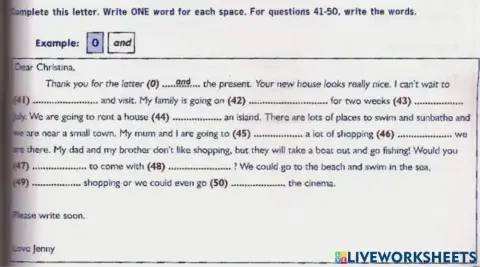 Complete the paragraph