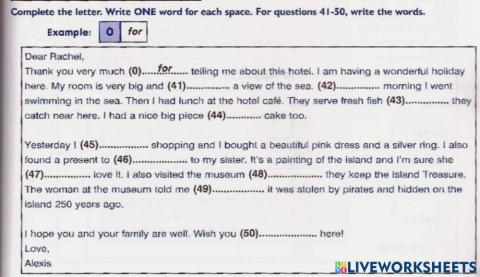 Complete the paragraph