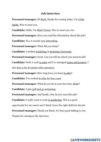 Job interview
